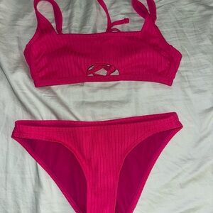 Xhilaration Hot Pink Bikini Set